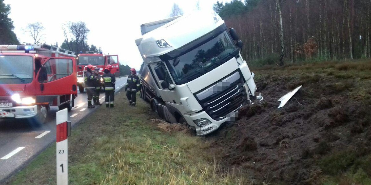 Kierowca tira powiesił się po wypadku