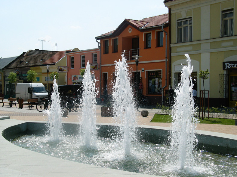 Fontanna w centrum Šturova