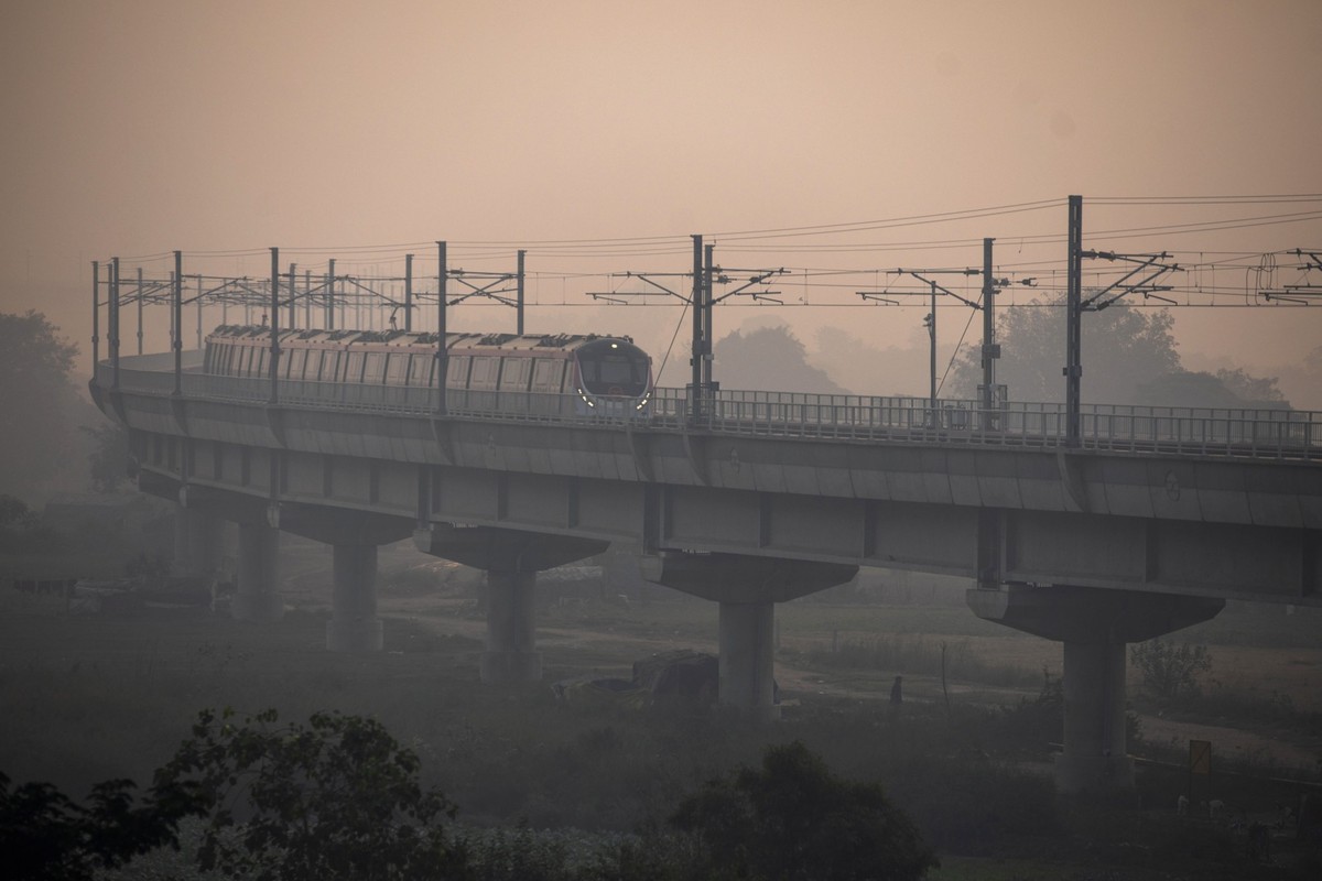 Smog w New Delhi, stolicy Indii