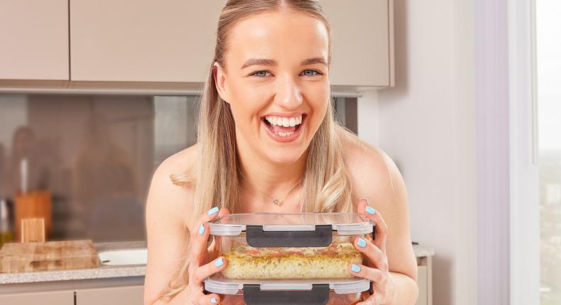 Bethany Dobson creates lower-calorie, high protein meals.Georgie Glass