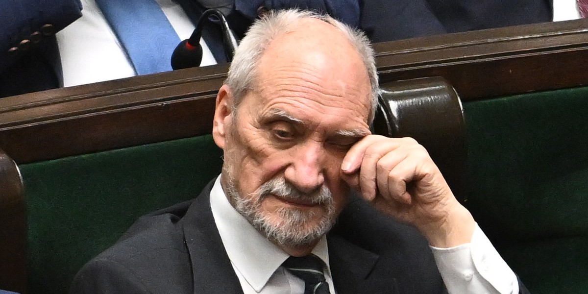 Antoni Macierewicz w Sejmie.