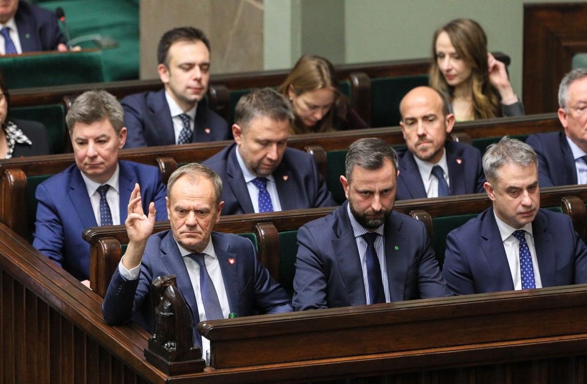 Donald Tusk, Krzysztof Gawkowski, Władysław Kosiniak-Kamysz, Borys Budka