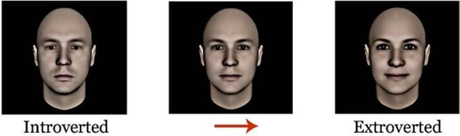 Prelaz s introvertnog ka ekstrovertnom licu