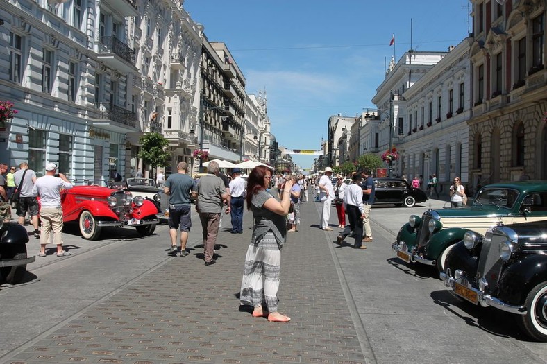 14. Zlot Zabytkowych Mercedesów na Piotrkowskiej