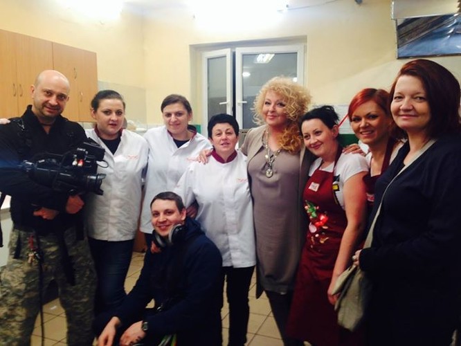 Magda Gessler z ekipą 'Kuchennych rewolucji'