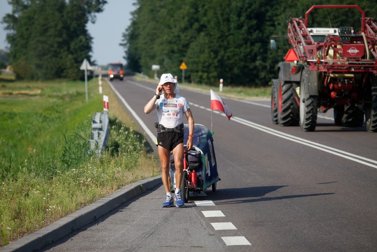 Piotr Kuryło w drodze do Aten