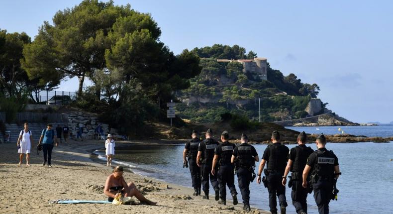 Some 10,000 members of the French security forces have been deployed across the glamorous resort of Biarritz