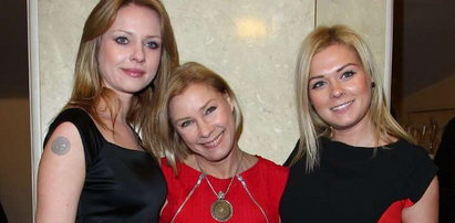 Małgorzata Potocka z córkami. Foto