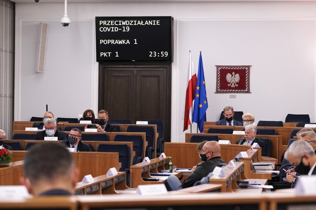 Senat za poprawkami do tzw. ustawy covidowej