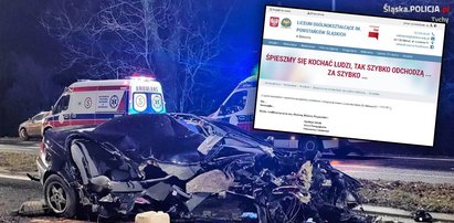 Koledzy i nauczyciele żegnają Olę. Zginęła w tragicznym wypadku