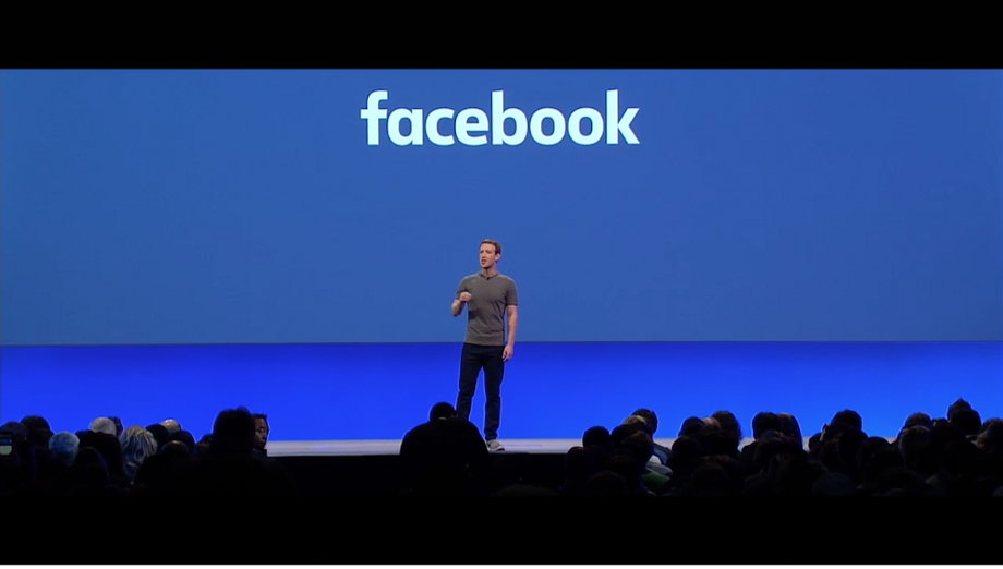 Facebook CEO Mark Zuckerberg at F8 2016.