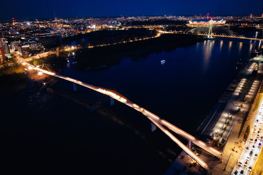 Most pieszo-rowerowy w Warszawie