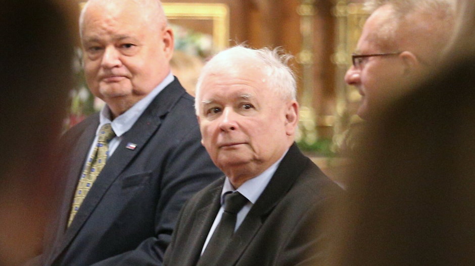 Twórcy polskiej polityki pieniężnej i fiskalnej: prezes NBP Adam Glapiński i prezes PiS Jarosław Kaczyński