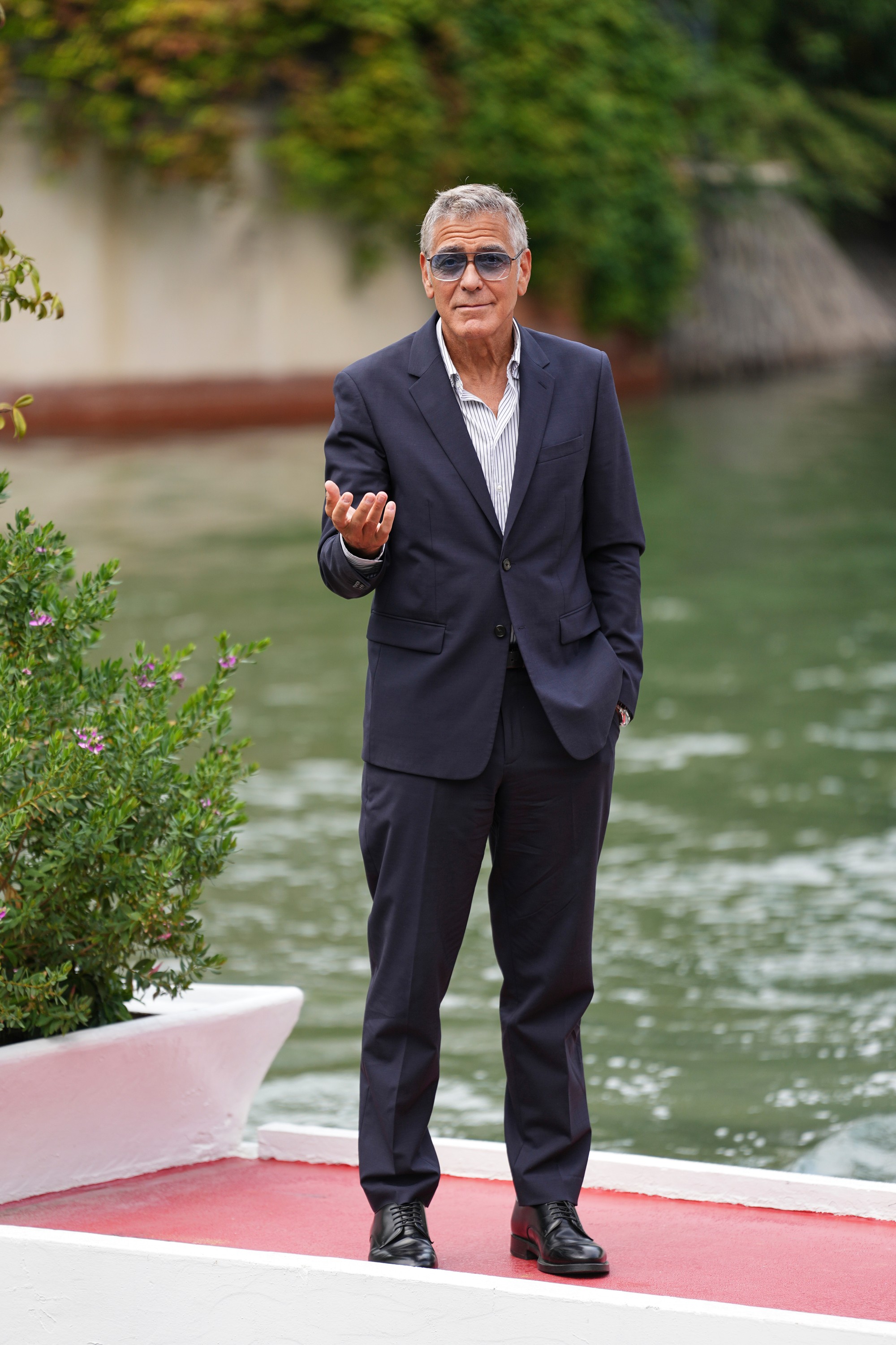 Benátsky filmový festival- herec George Clooney. 