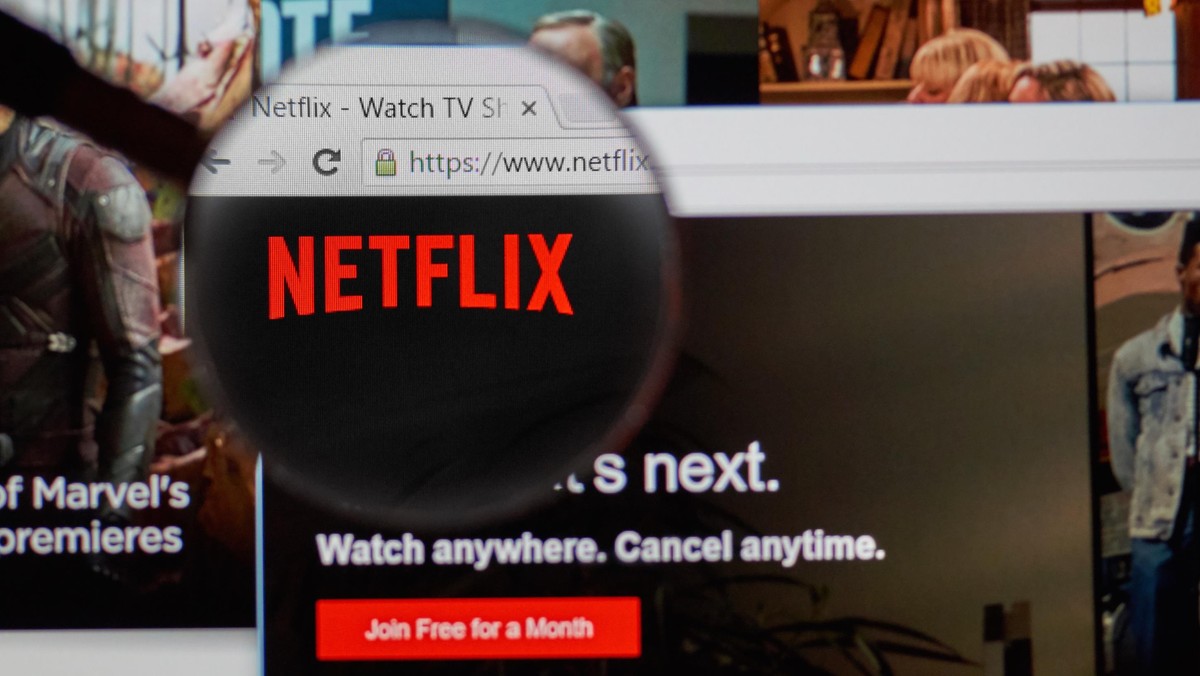 Netflix on the web.