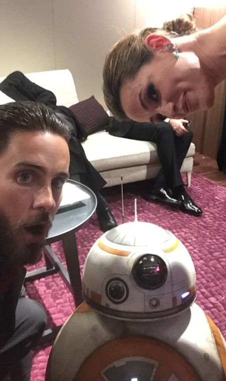 Jared Leto, Jennifer Garner i BB-8