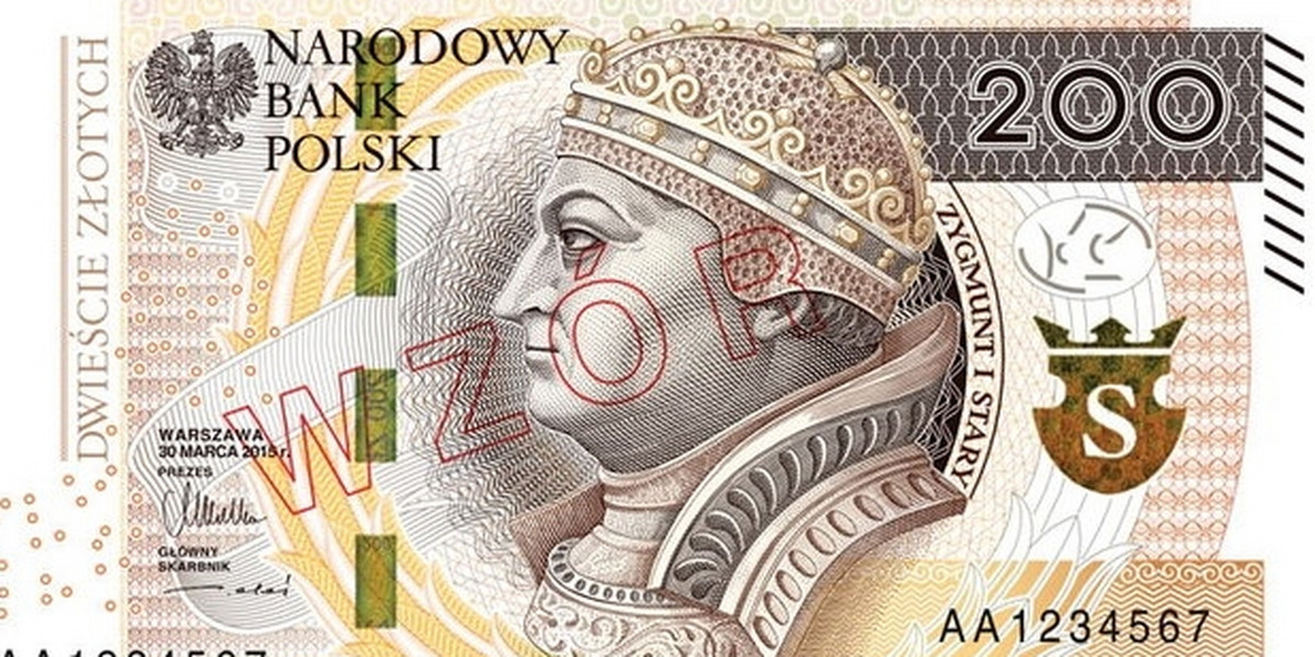 nowy banknot 200 zł