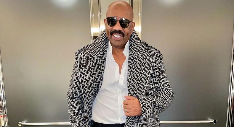 Steve Harvey and Elsa Majimbo