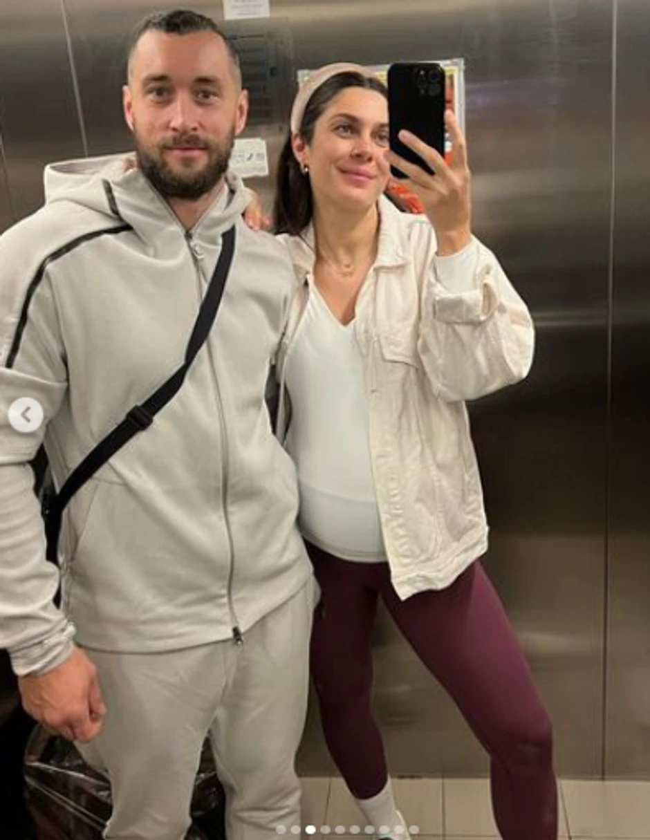 Milica Mandić sa suprugom