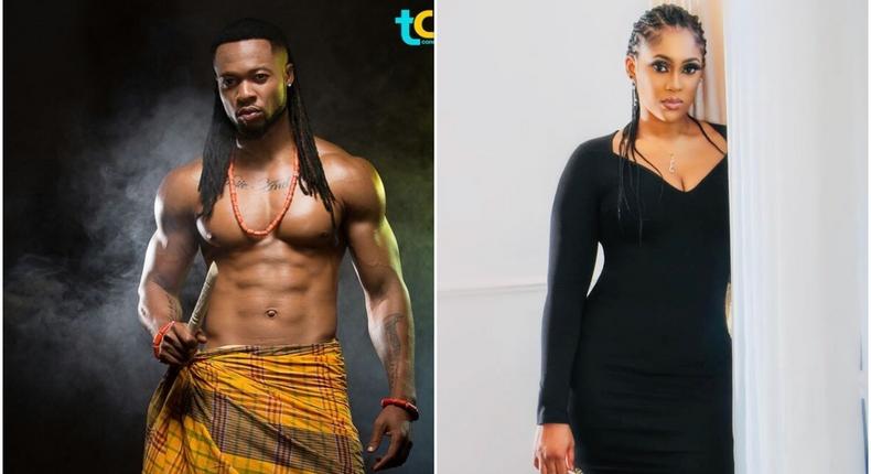 Flavour and his baby mama, Sandra Okagbue [Instagram/2NiteFlavour] [Instagram/Ugegbe1]