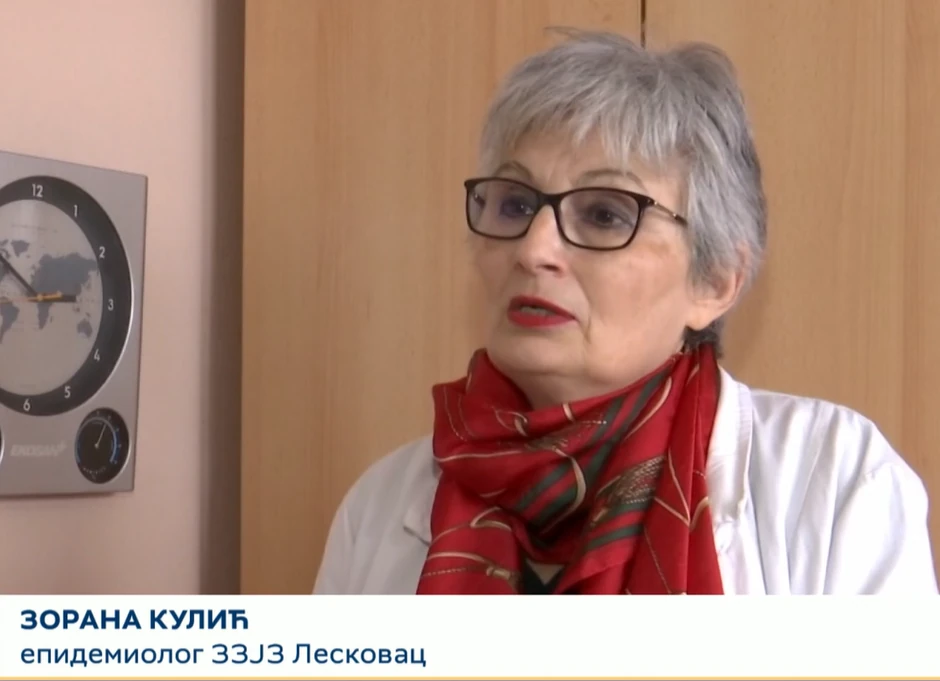 Zorana Kulić, epidemiolog ZZJZ Leskovac