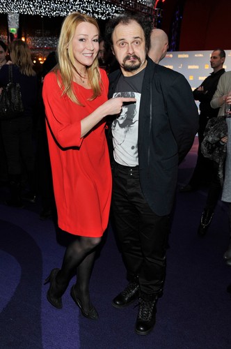 Katarzyna Kwiatkowska i Arkadiusz Jakubik na premierze 'Drogówki'