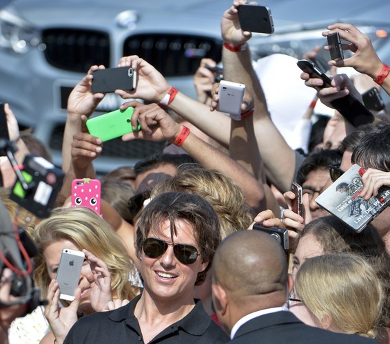 Tom Cruise na premierze 'Rogue Nation' w Wiedniu