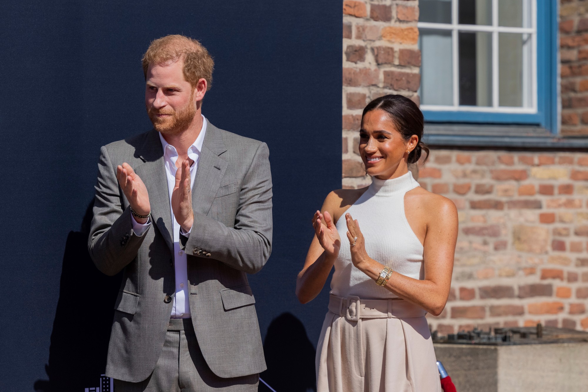 Princ Harry a Meghan Markle.
