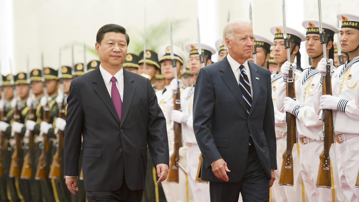Prezydent Xi Jinping oraz Joe Biden w Pekinie, 2011r. Fot. Xinhua/ZUMA Wire