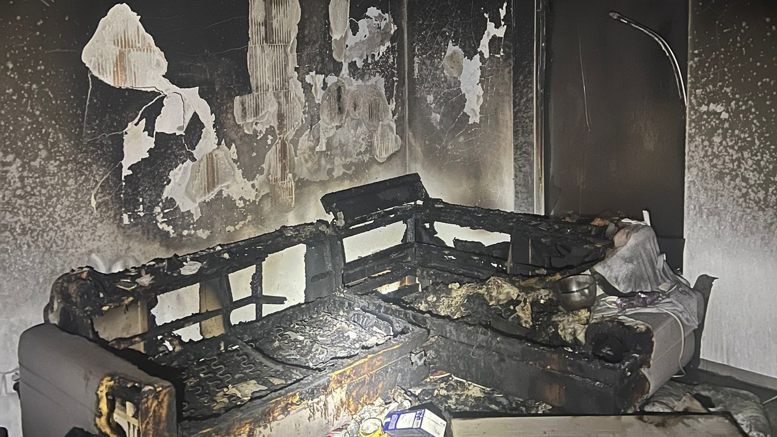 Nočný požiar v Senci