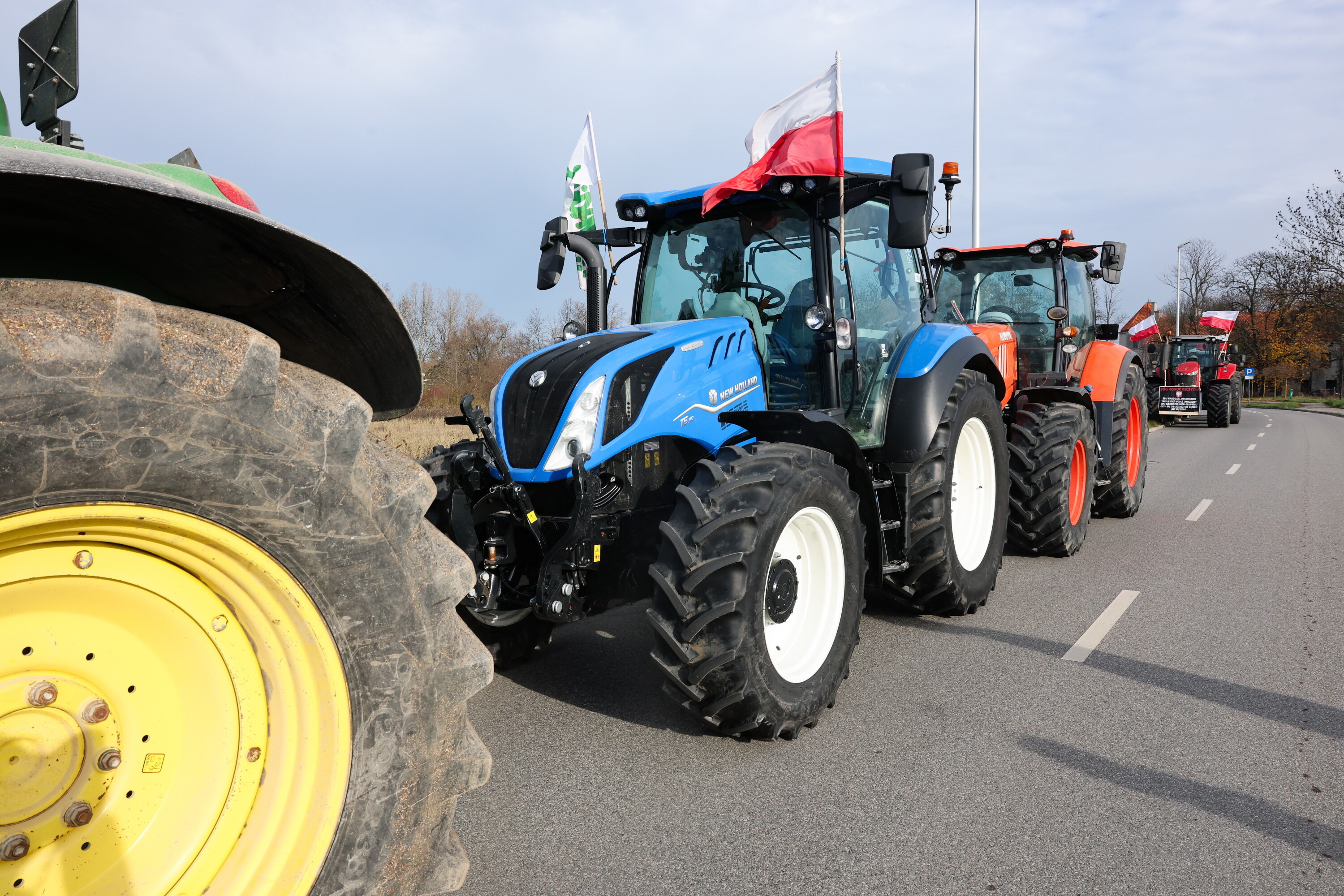 Rolnicy protestują, ale nie blokują dróg. "Nasz problem to Bruksela"