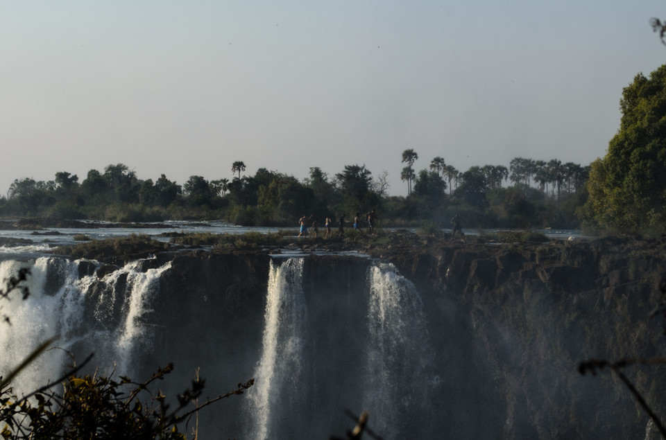 Zambia - "Diabelski basen" nad Wodospadami Wiktorii