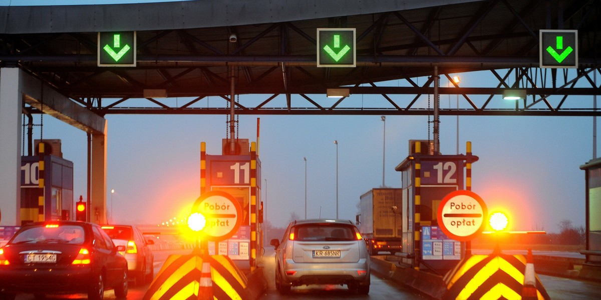 Płatności na bramkach na A4 poszły w górę