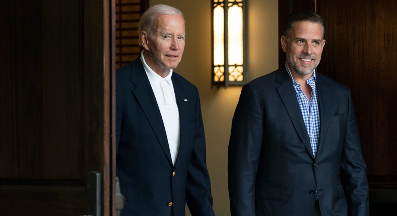 President Joe Biden and his son Hunter Biden.AP Photo/Manuel Balce Ceneta