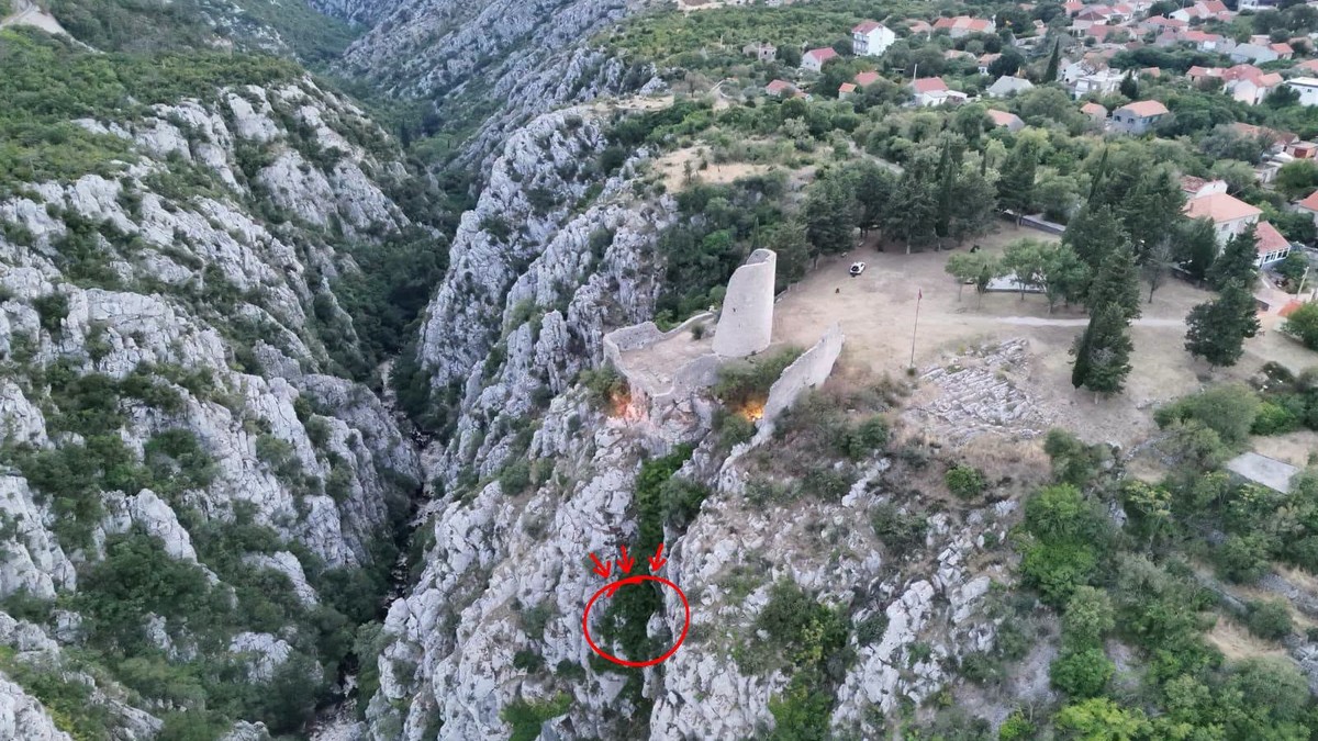 Spasavanje čoveka u kanjonu Čikole u Hrvatskoj