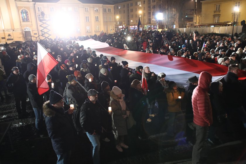 Demonstracja przed Sądem Najwyższym