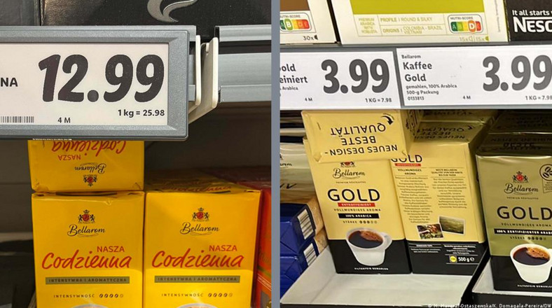 Porównanie cen kawy