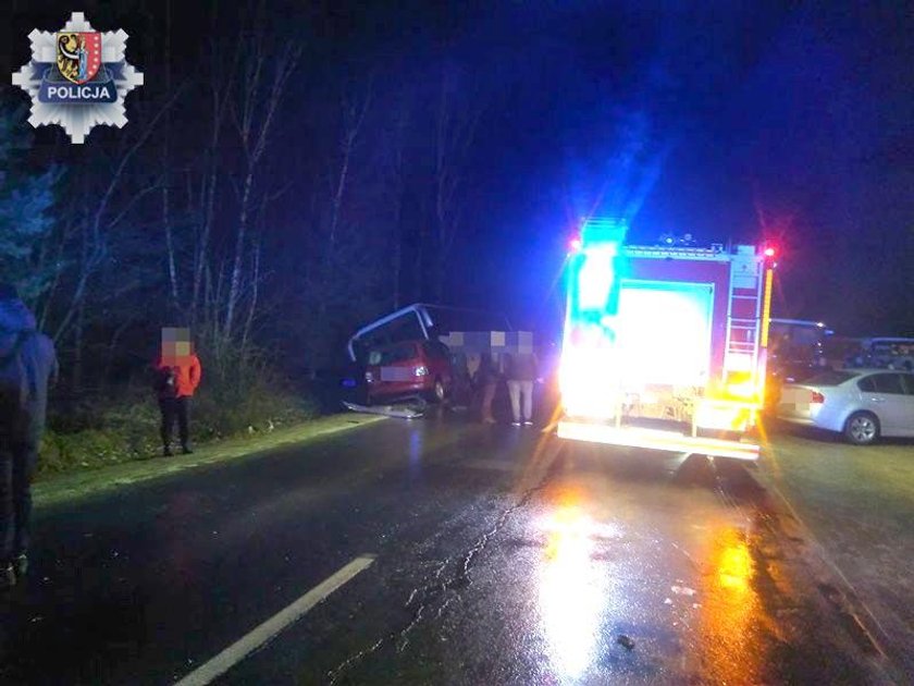 Dolny Śląsk: Karambol niedaleko Polkowic. Wielu rannych