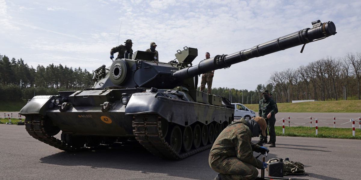 Ukraina otrzymała od Niemiec dziesięć czołgów Leopard 1A5.