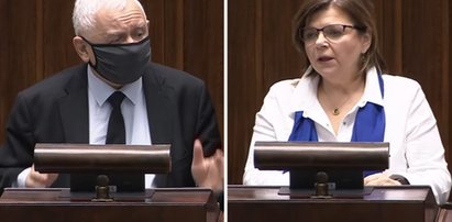 Ostro w Sejmie. Starcie posłanki KO z Jarosławem Kaczyńskim. Poszło o pieniądze na uzbrojenie armii [WIDEO]