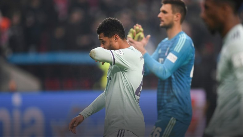 Bayern Munich trudge off after Saturday's 3-1 defeat at Bayer Leverkusen left them seven points behind leaders Borussia Dortmund in the Bundesliga title race.