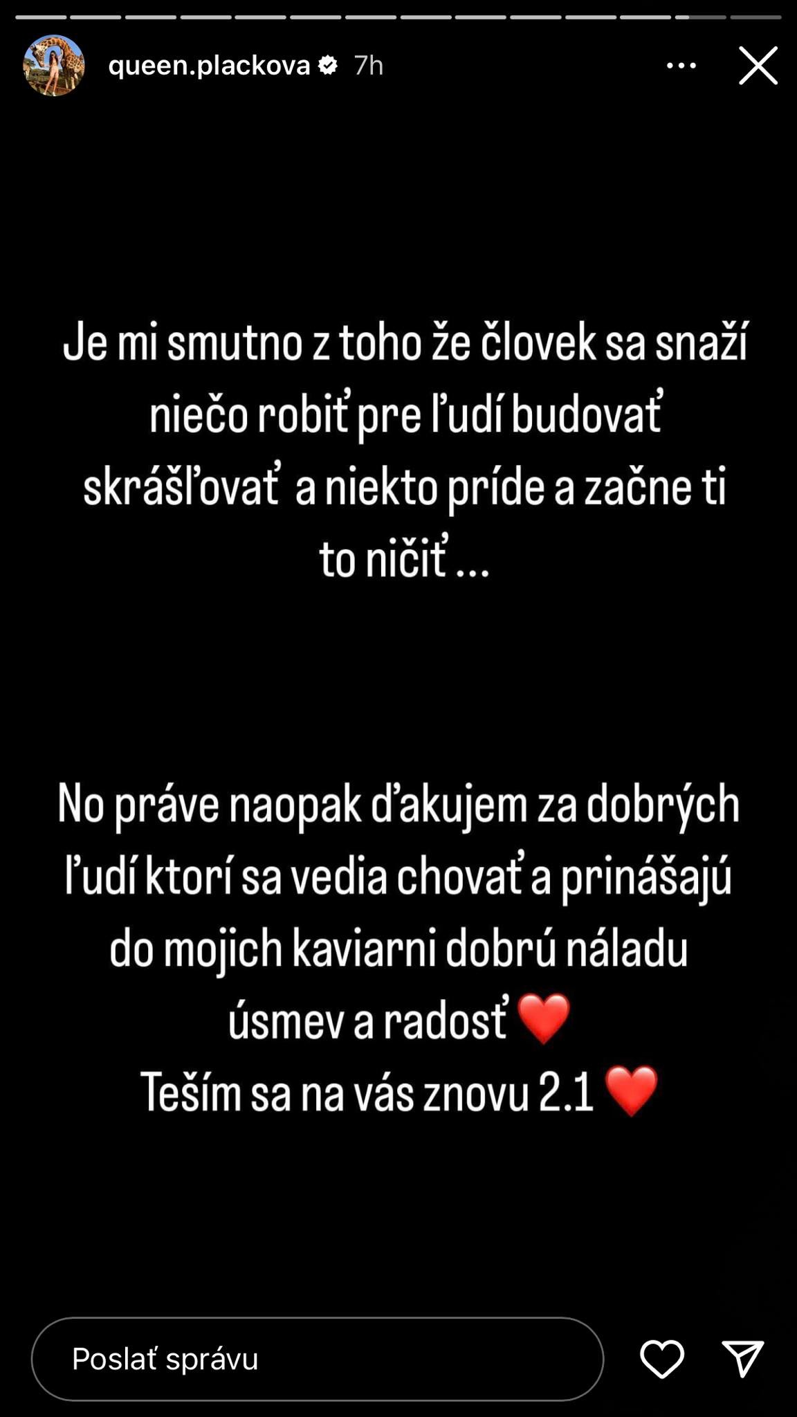 Zuzana Strausz Plačková musela hneď v prvý deň nového roka riešiť nepríjemné problémy.