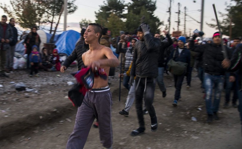 Zamieszki na granicy grecko - macedońskiej