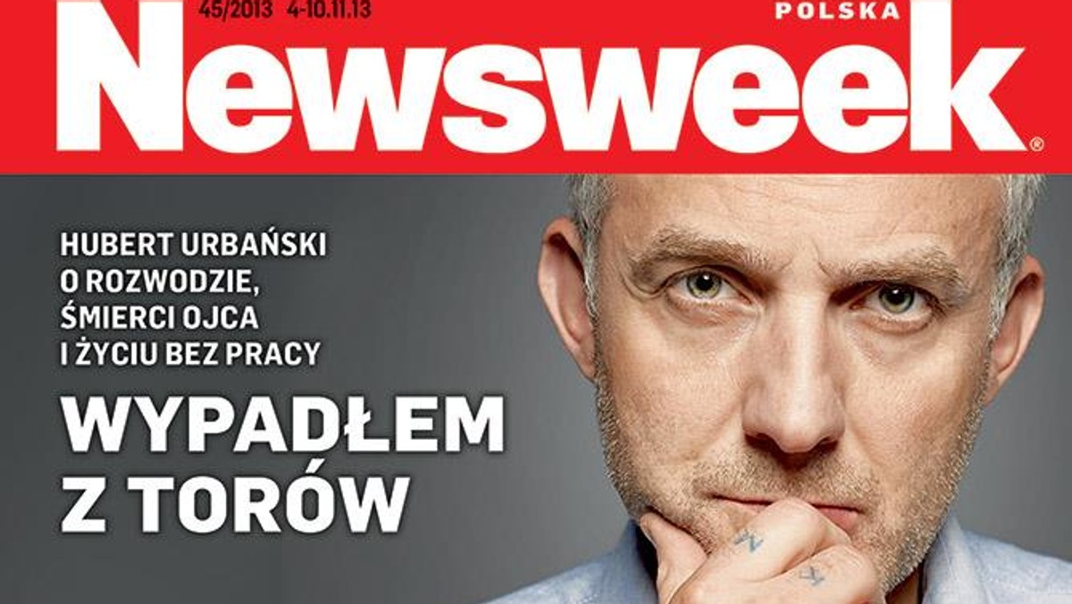 Hubert Urbański okładka Newsweeka