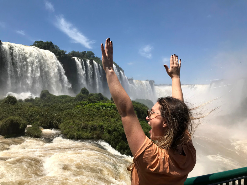 Wodospad Iguazú w Ameryce Południowej