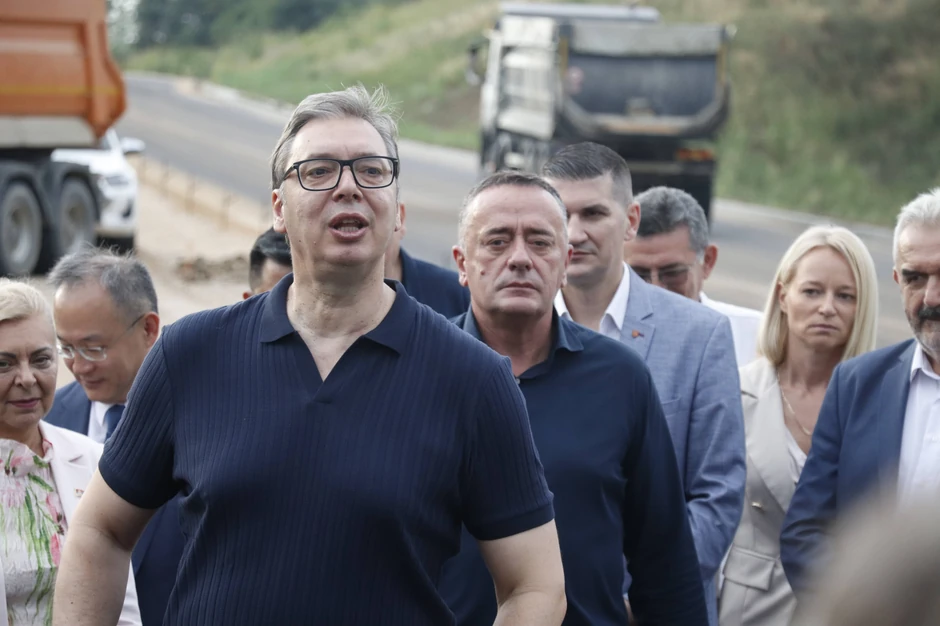 Golubac Aleksandar Vučić radovi na izgradnji Dunavskog koridora