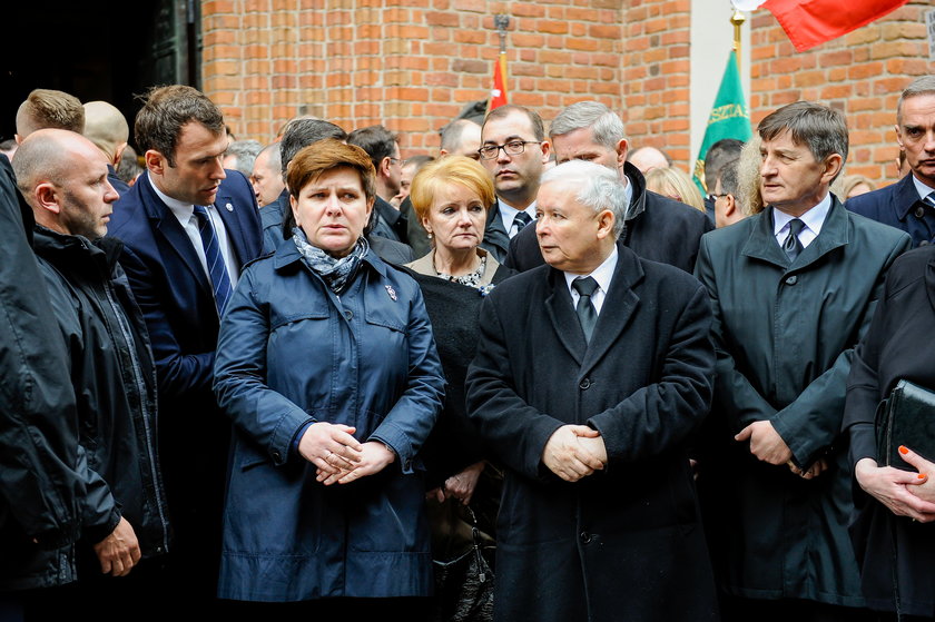 Pogrzeb posła Górskiego. Mocna przemowa prezesa i gest prezydenta