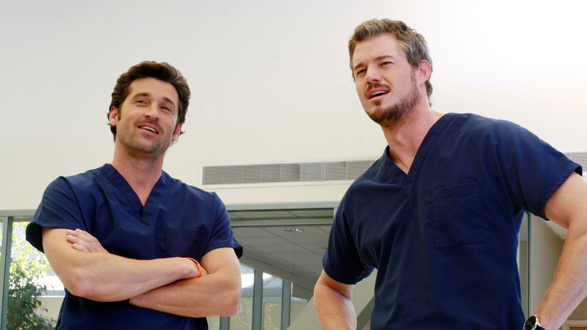 Patrik Dempsi i Erik Dejn u seriji "Uvod u anatomiju"