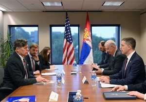 Marko Đurić sa Kristoferom Landauom