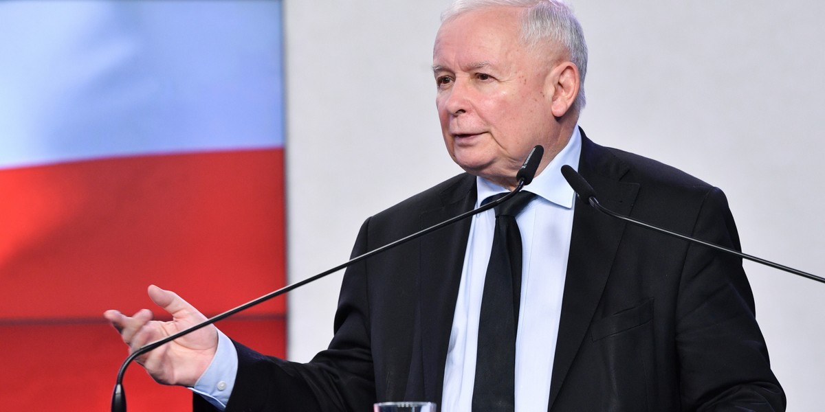 Prezes PiS Jarosław Kaczyński